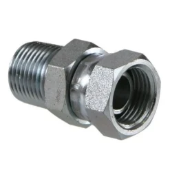 NPTF Pipe Male x NPSM Pipe Swivel Female Steel Adapter 6900-08-06