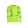 NSA Yellow DRIFIRE FR HV LS T-Shirt Class 3 3X TEEY2LSPC33X