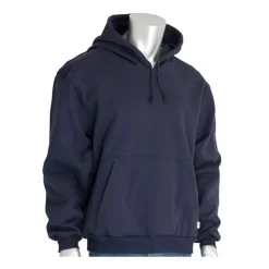 PIP AR/FR Fleece Pullover Navy Blue Hooded Sweatshirt 385-FRPH-NV 2X PIP385-FRPH-NV