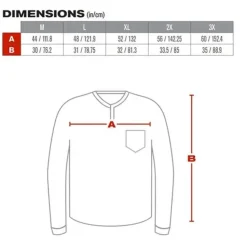 PIP AR/FR Long Sleeve Henley 385-FRHN
