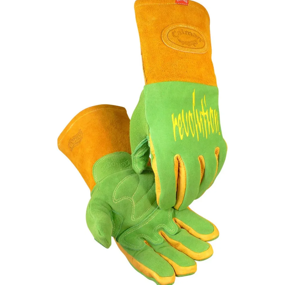 PIP Caiman Deerskin FR Foam Fleece Lined MIG/Stick Welding Gloves 1816