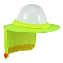 PIP EZ-Cool Hi-Vis Full Brim Hard Hat Visor with Neck Shade - Yellow 396-850-LY