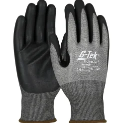 PIP G-Tek PolyKor A4 Cut 18 Gauge Nitrile Foam Coated Grip Gloves