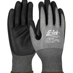 PIP G-Tek PolyKor A4 Cut 18 Gauge Nitrile Foam Coated Grip Gloves