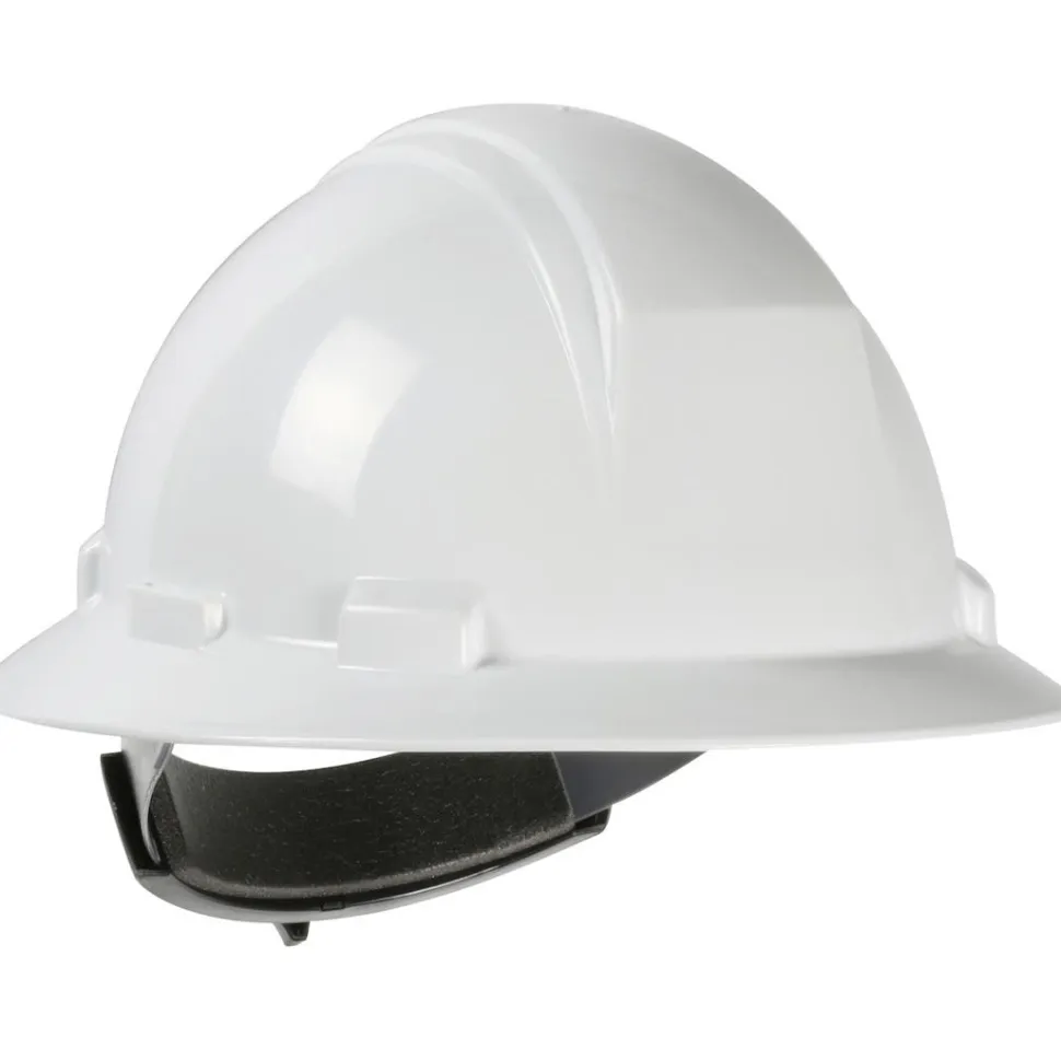 PIP Kilimanjaro Type II Full Brim White Hard Hat w/ HDPE Shell 280-HP642R-01