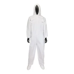 PIP Safety / West Chester PosiWear BA Coverall With Hood & Boot, 58 gsm, White, 2XL (25 Per/Box) 3609/2XL