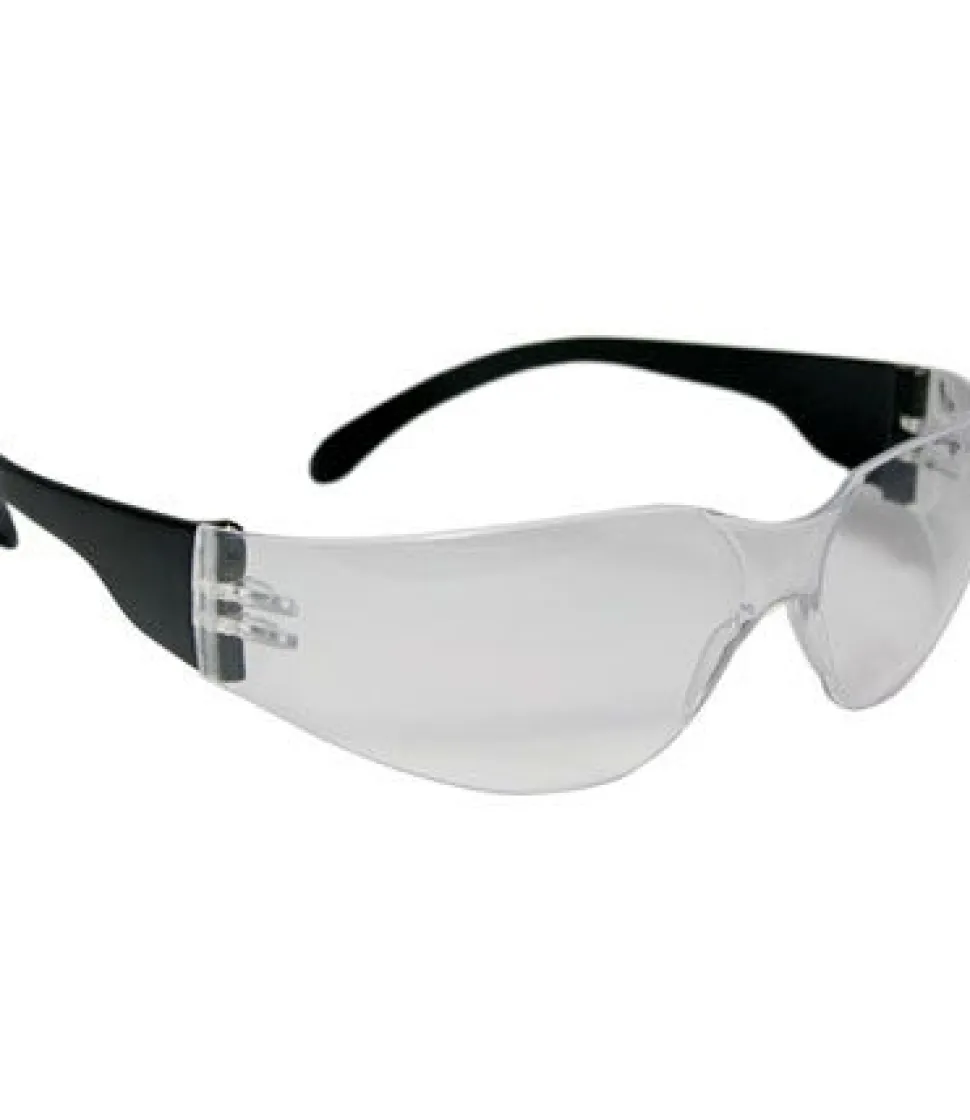 PIP Safety / West Chester Rimless Safety Glasses with Black Temple, I/O Lens and Anti-Scratch Coating, Black, OS 250-00-0002