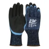 PIP Safety / West Chester Seamless Knit Single-Layer PolyKor/ Acrylic Blend Glove with Double-Dip Latex MicroSurface Grip on Palm & Fingers, Blue, XL, 12 Pair 41-8014/XL