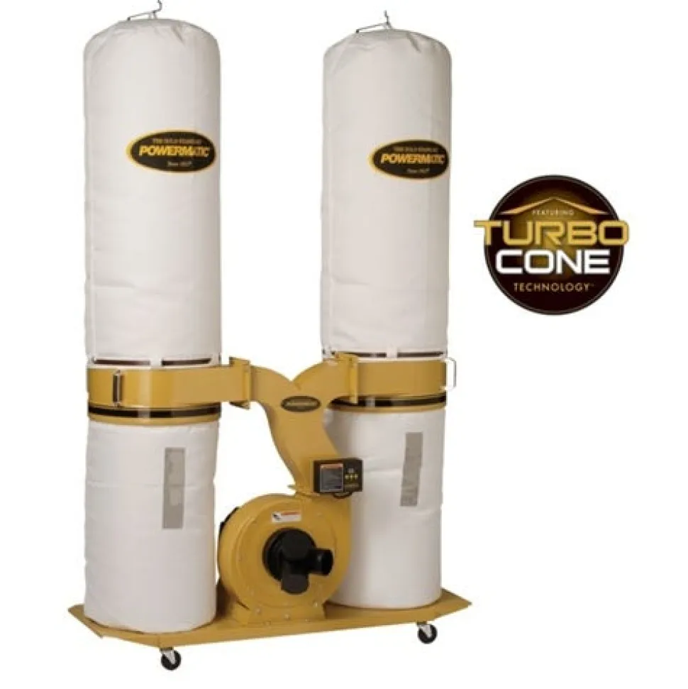 Powermatic PM1900 3HP Dust Collector w/ Bag Filter Kit 1792071K