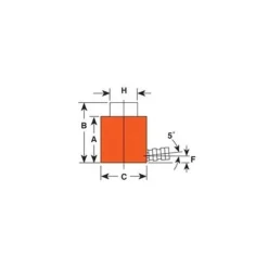 Power Team 20 Ton Hydraulic 1.75" Single Acting Cylinder Spring Return Shorty RSS202