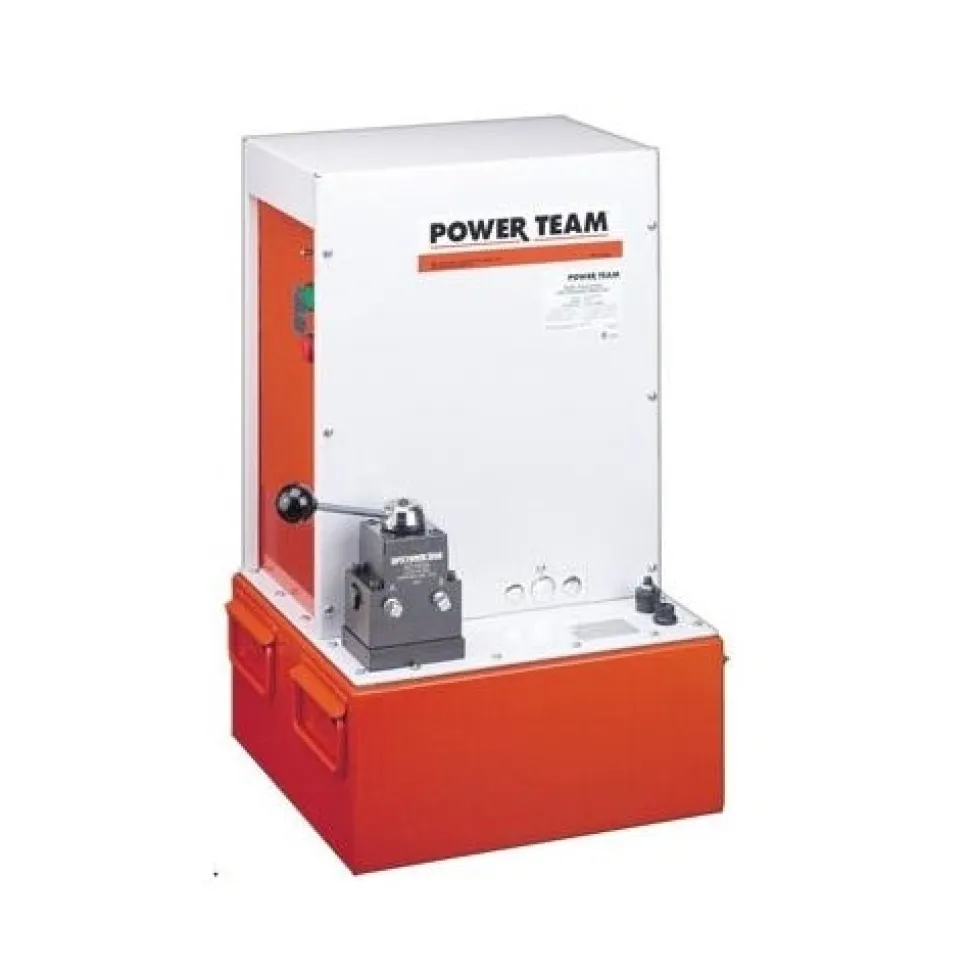 Power Team Up to 400 Ton Electric Hydraulic Pump - Single Acting PQ1203