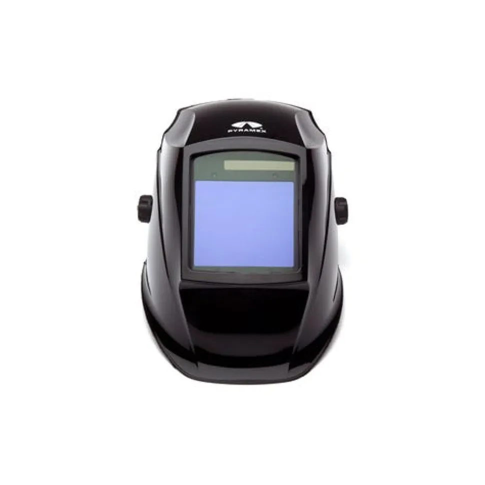Pyramex Leadhead Glossy Black Decorated Auto Darkening Welding Helmet WHAM3030GB