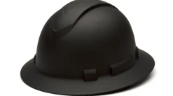 Pyramex Safety Pyramex Safety - Matte Black Graphite Pattern Ridgeline Vented Full Brim 4 Pt Ratchet Suspension HP54117V