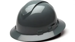 Pyramex Safety Pyramex Safety - Slate Gray Ridgeline Vented Full Brim 4 Pt Ratchet Suspension HP54113V