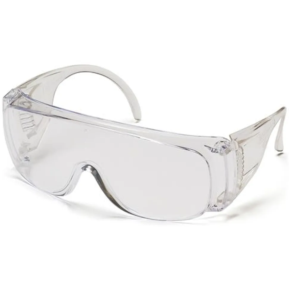 Pyramex Solo Over the Glass Clear Lens & Frame Safety Glasses S510S