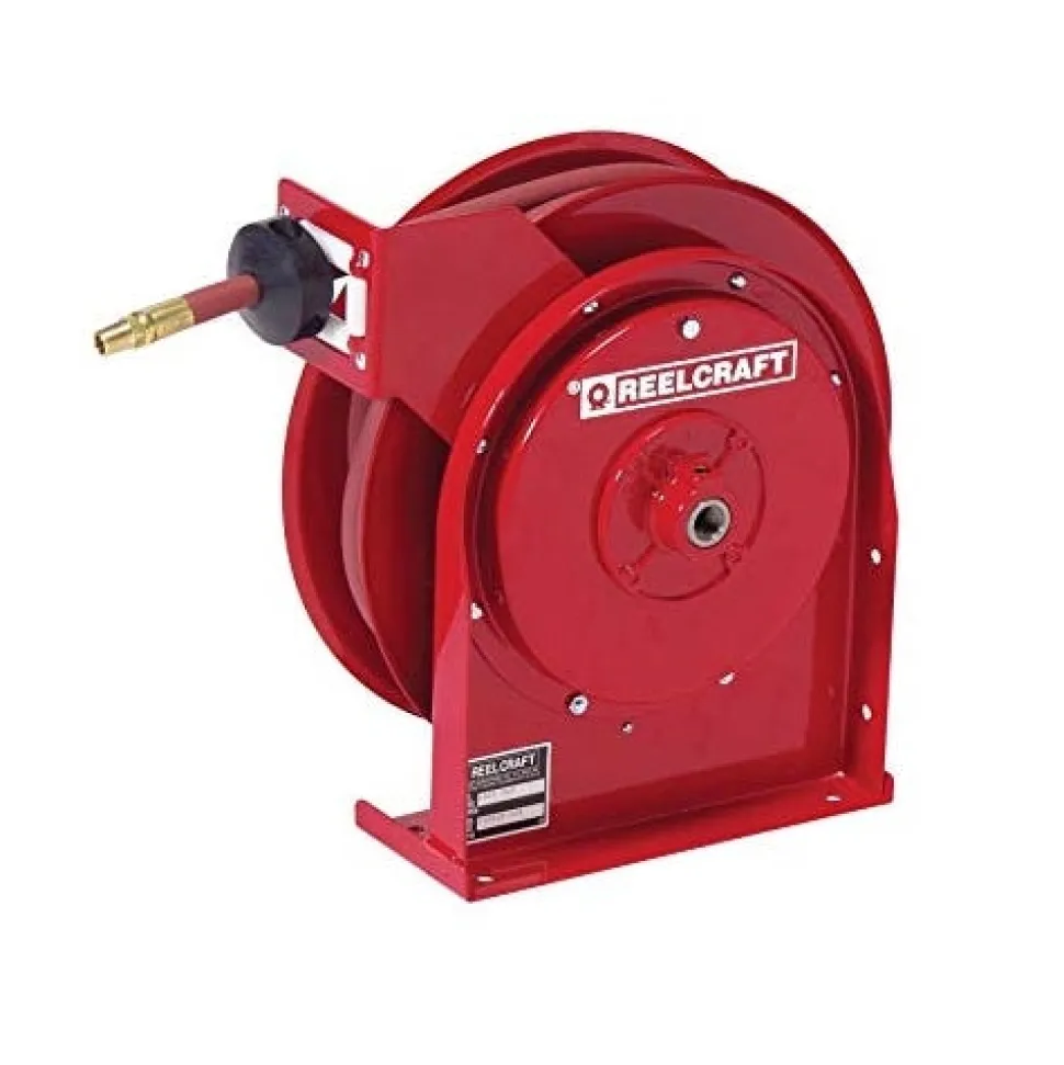 Reelcraft 3/8" x 25' Premium Duty Air/Water w/ Hose Hose Reel 300psi 4625 OLP