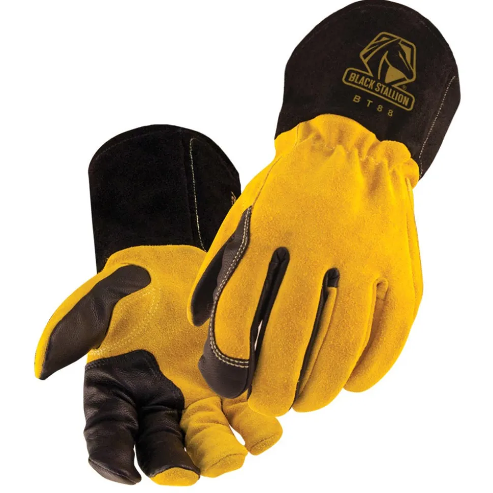 Revco Black Stallion Premium Grain Goatskin & Cowhide TIG Welding Glove BT88