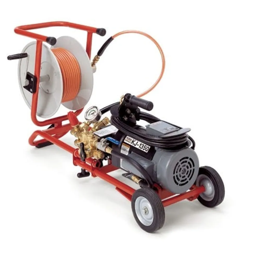 RIDGID KJ-1350 Cold Water Jetting Machine With Cart & Hose Reel 62597