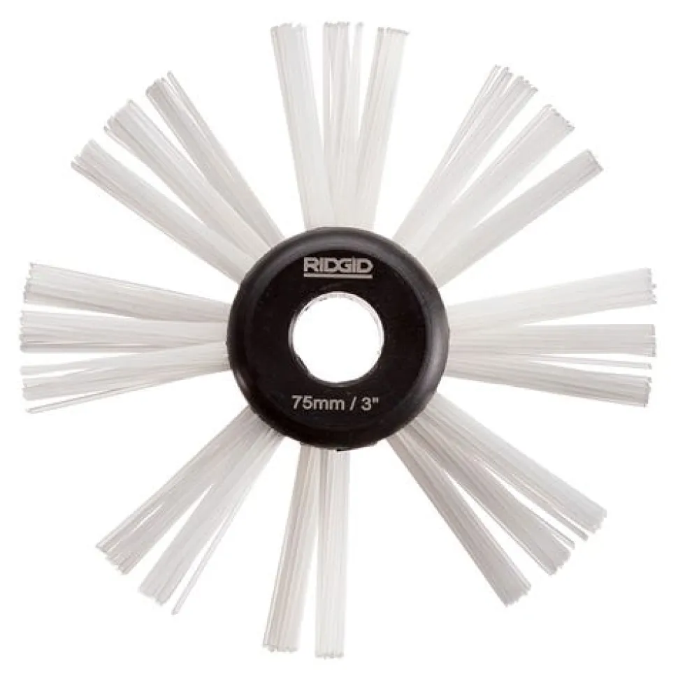 RIDGID K9-306 3" Nylon Cleaning Brush For 3/8" Cable 68958
