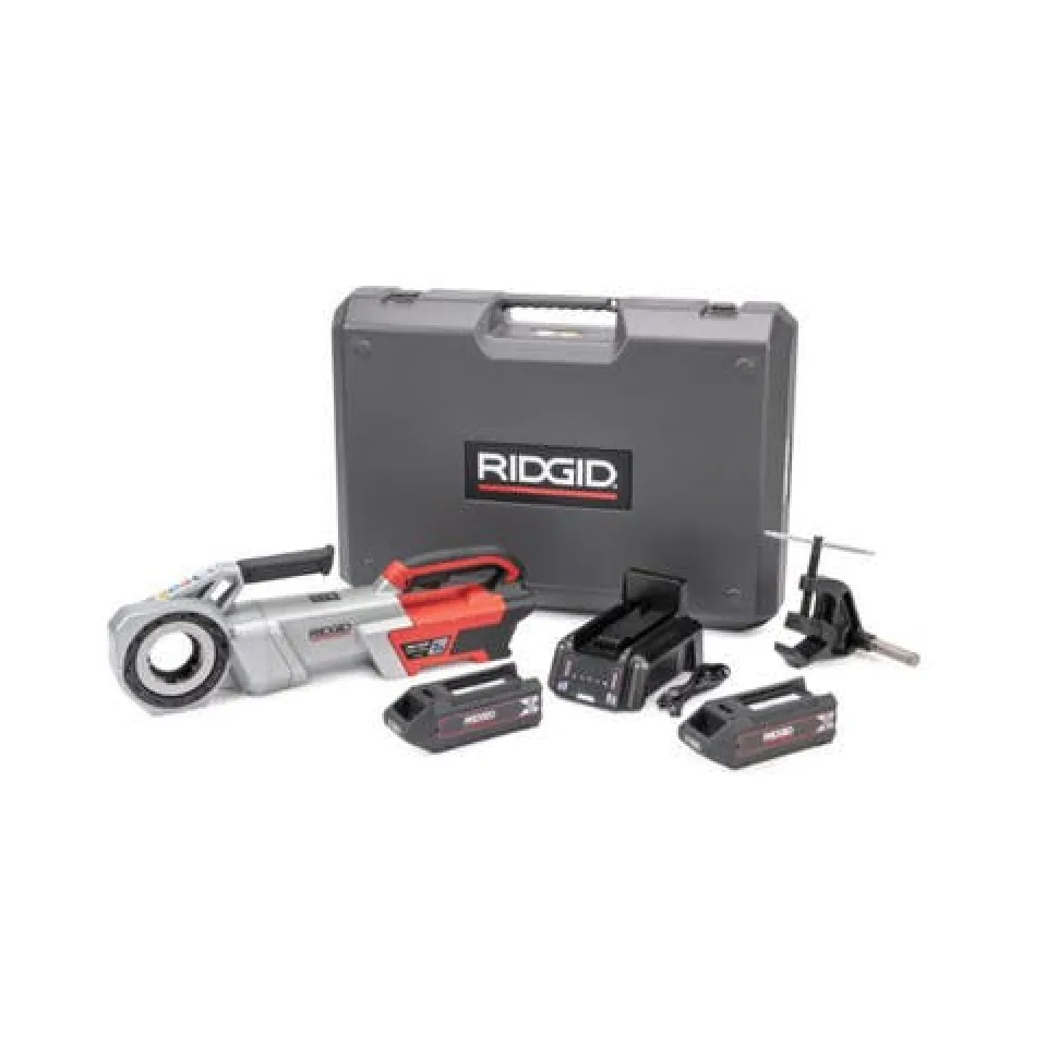 RIDGID Power Drive 760 11-R 2x 4Ah FXP Batteries & FXP Charger 72018