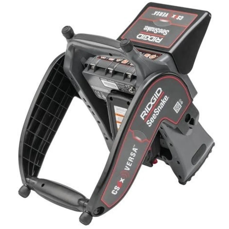 RIDGID SeeSnake Camera CS6x VERSA Monitor 200' HDR TruSense Self-Leveling Reel Battery Kit 63603 + 64968