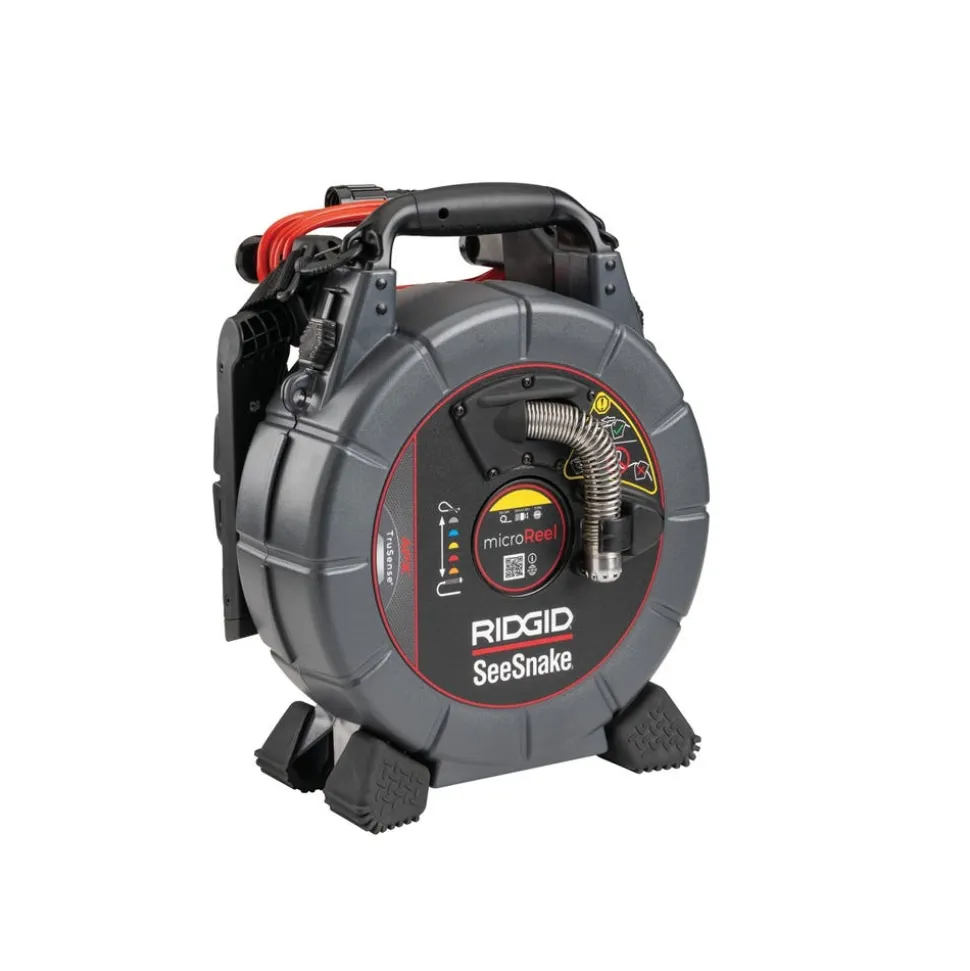 RIDGID SeeSnake microREEL 100' APX & CSx Via System w/ TruSense 78118