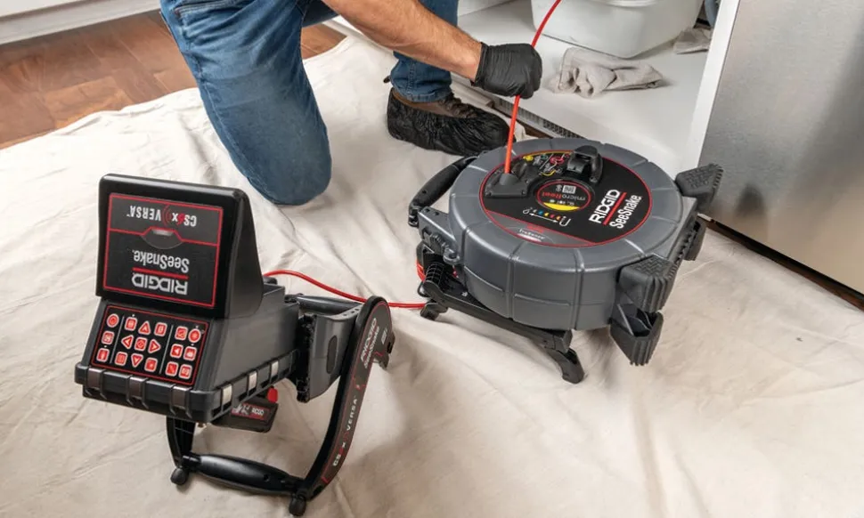 RIDGID SeeSnake microREEL 100' APX & CSx Via System w/ TruSense 78118