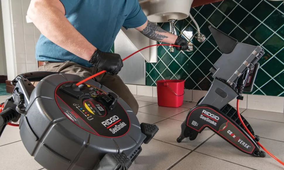 RIDGID SeeSnake microREEL 100' APX & CSx Via System w/ TruSense 78118