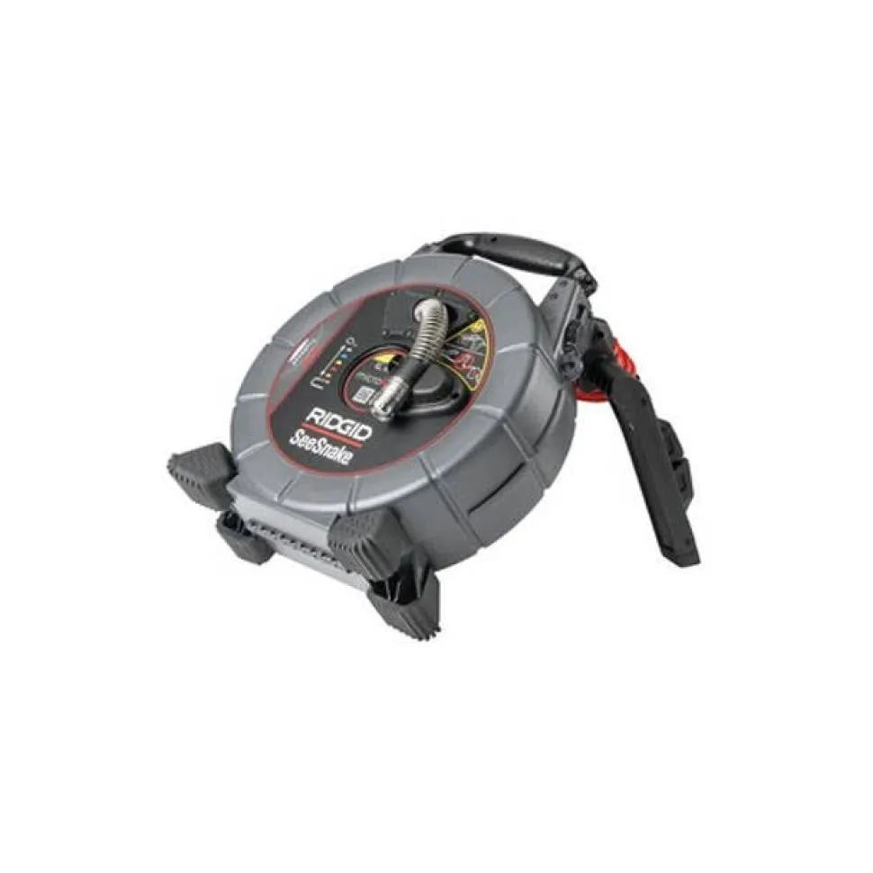 RIDGID SeeSnake microREEL APX 100' Mid-Flex Cable TrueSense Pipe Inspection Camera 70808