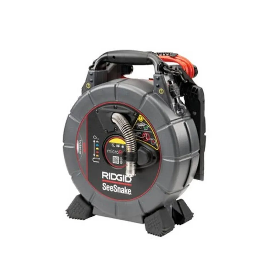 RIDGID SeeSnake microREEL APX CS6x VERSA 100' Mid-Flex Cable TrueSense Camera 70808 + 64968