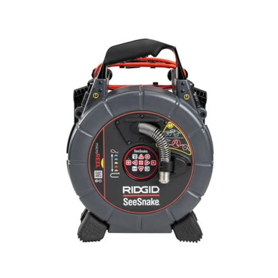 RIDGID SeeSnake microREEL 100' Mid-Flex Cable with CA-350 Monitor Kit 70728