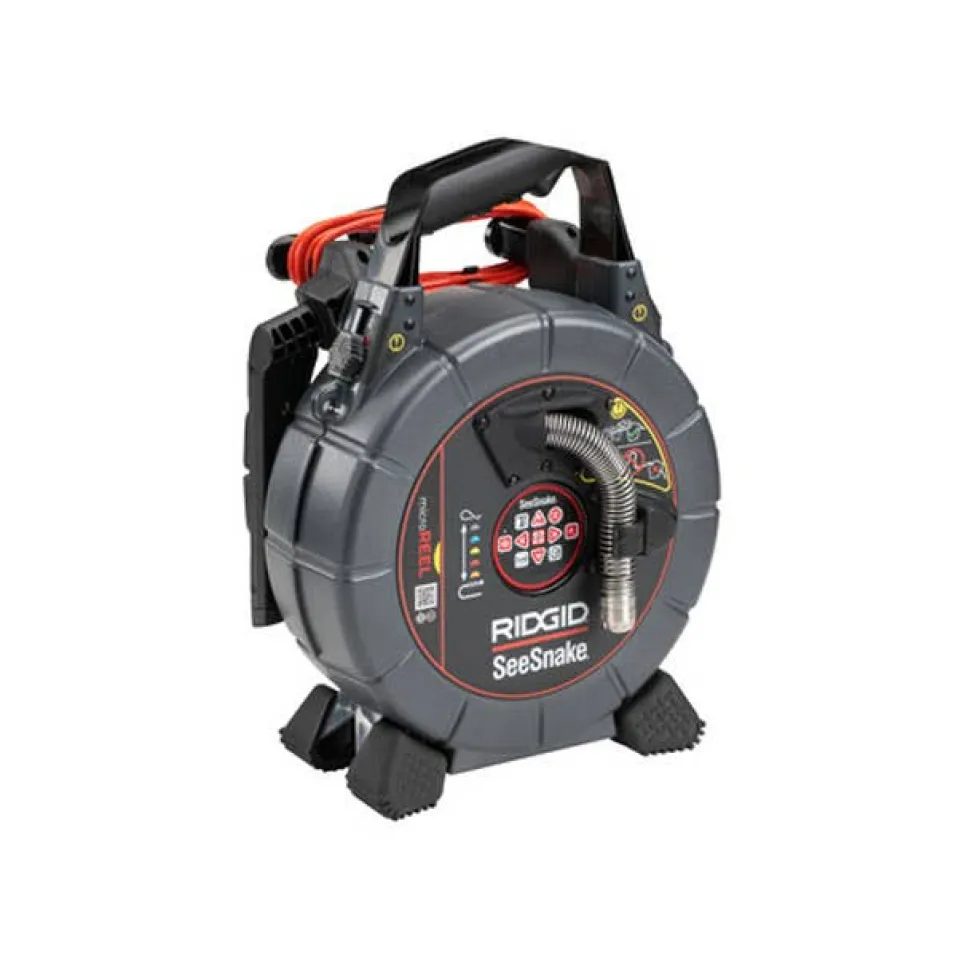 RIDGID SeeSnake microREEL 100' Mid-Flex Cable with CA-350 Monitor Kit 70728