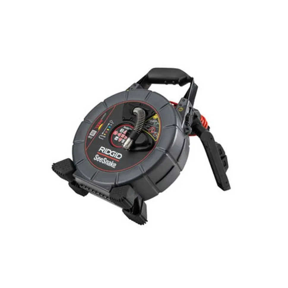 RIDGID SeeSnake microREEL 100' Mid-Flex Cable with CA-350 Monitor Kit 70728