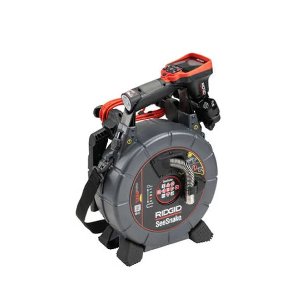 RIDGID SeeSnake microREEL 100' Mid-Flex Cable with CA-350 Monitor Kit 70728