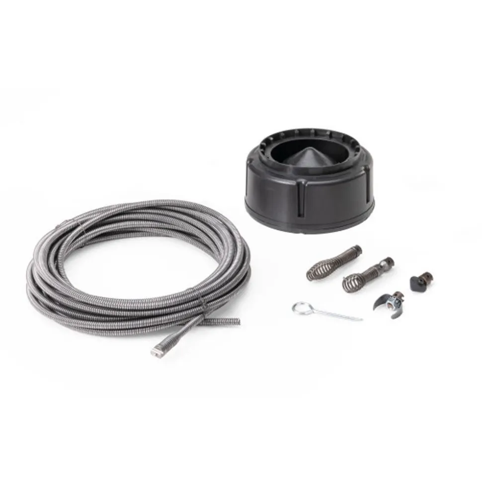 RIDGID Tools K-46 Upgrade Kit with C-6 3/8" x 35' Cable, T-250 Tool Set & Inner Drum 78133