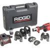 RIDGID Tools RP 251 Press Tool Battery Kit (1/2"-1") MegaPress Jaws and (1/2"-3/4") Rings with C1 Actuator 78228
