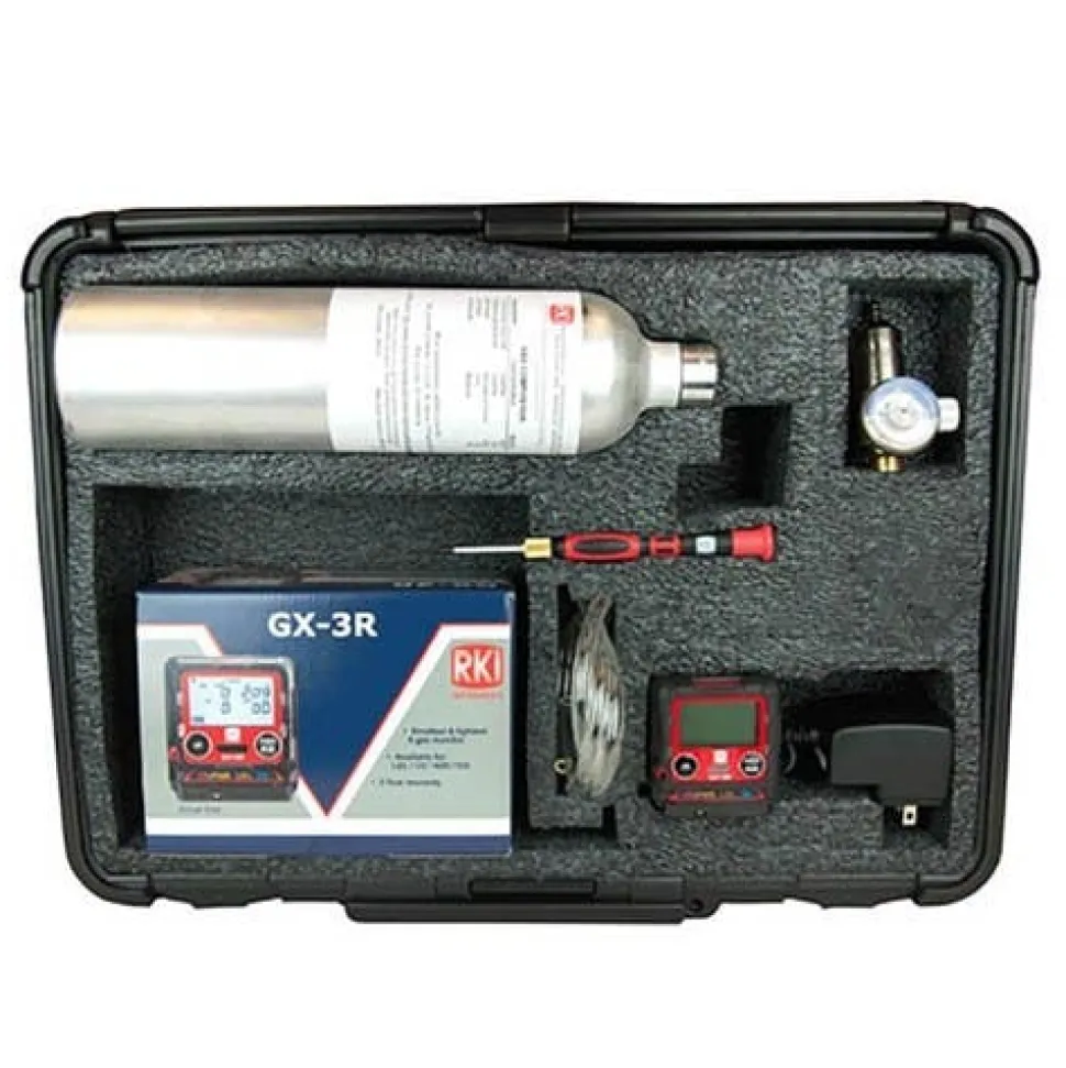 RKI Instruments GX-3R Pro Confined Space 5 Gas Personal Gas Detector W/ Bluetooth Wireless Communication Kit 72-PAX-C-56