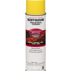 Rust-Oleum M1400 Construction Marking Paint High Visibility Yellow 264695