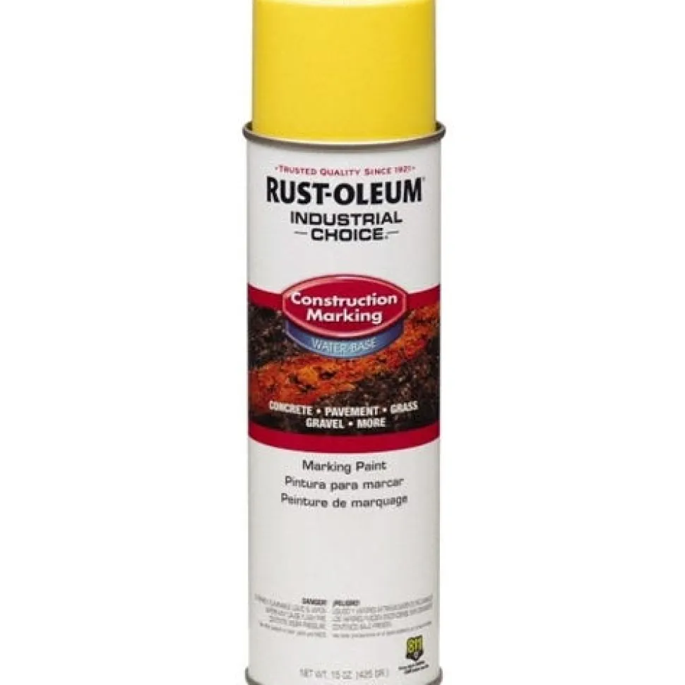 Rust-Oleum M1400 Construction Marking Paint High Visibility Yellow 264695