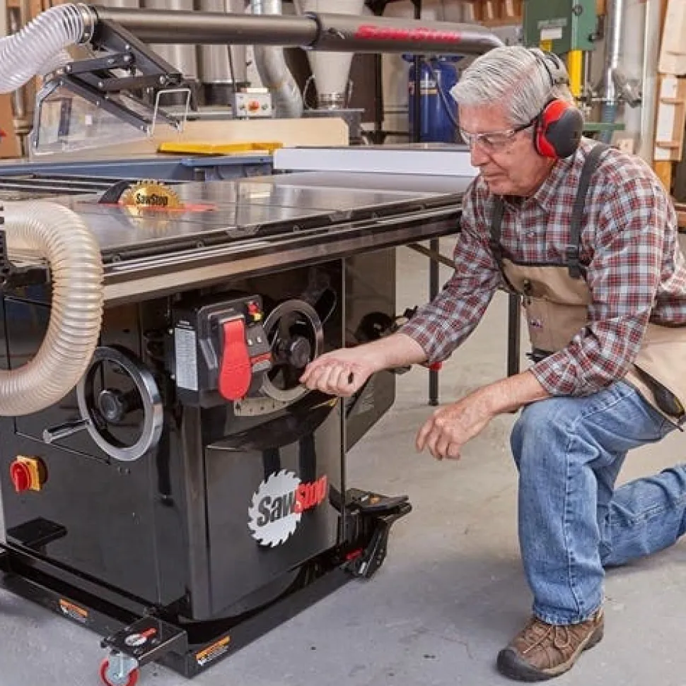 SawStop Table Saws SawStop 5HP, 3PH, 480V Industrial Cabinet Saw 52" T-Glide Fence ICS53480-52 ICS53480-52