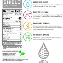 SHIELD Electrolyte Hydration Powder - Mixed Flavors - Box Of 100 Singles - 02-01-01-100-MX
