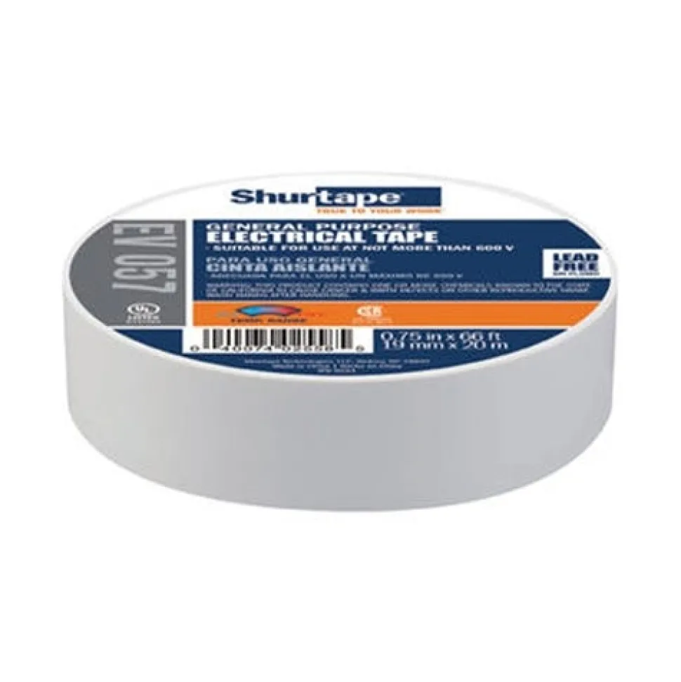 Shurtape EV 57 Gray Electrical Tape - General Purpose UL Listed 7.0 mil (3/4" x 60') 104816