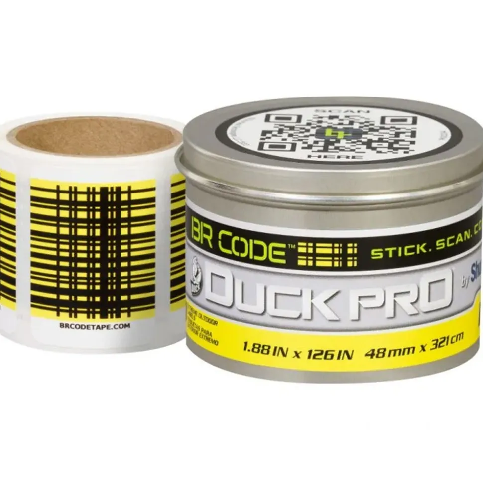 Shurtape PXL BR Duck Pro BR Code Heavy Duty, Permanent Scannable Labels 105640