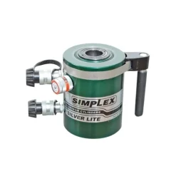 Simplex Aluminum 150 Ton Hydraulic 6" Double Acting Cylinder Center Hole RACD1506