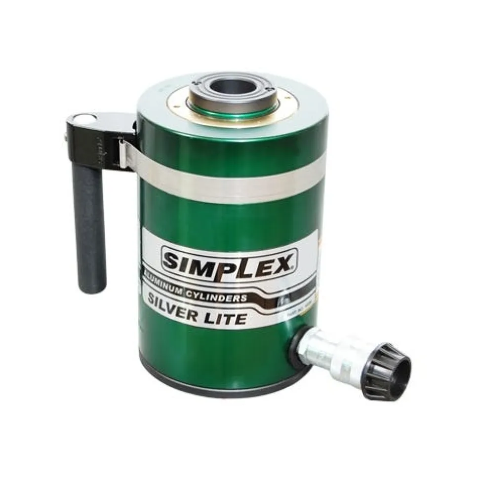 Simplex Aluminum 150 Ton Hydraulic 10" Single Acting Cylinder Locknut RAL15010