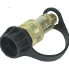 Simplex 3/8" NPTF, High Flow Ram Coupler Half with Dust Cap C211