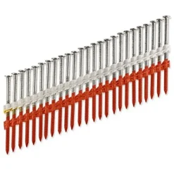 Simpson Stainless 20 degree-22 degree Plastic Full Round Head 3" 11-Gauge Ring-Shank Nail (Box of 1000) S11A300CNJ