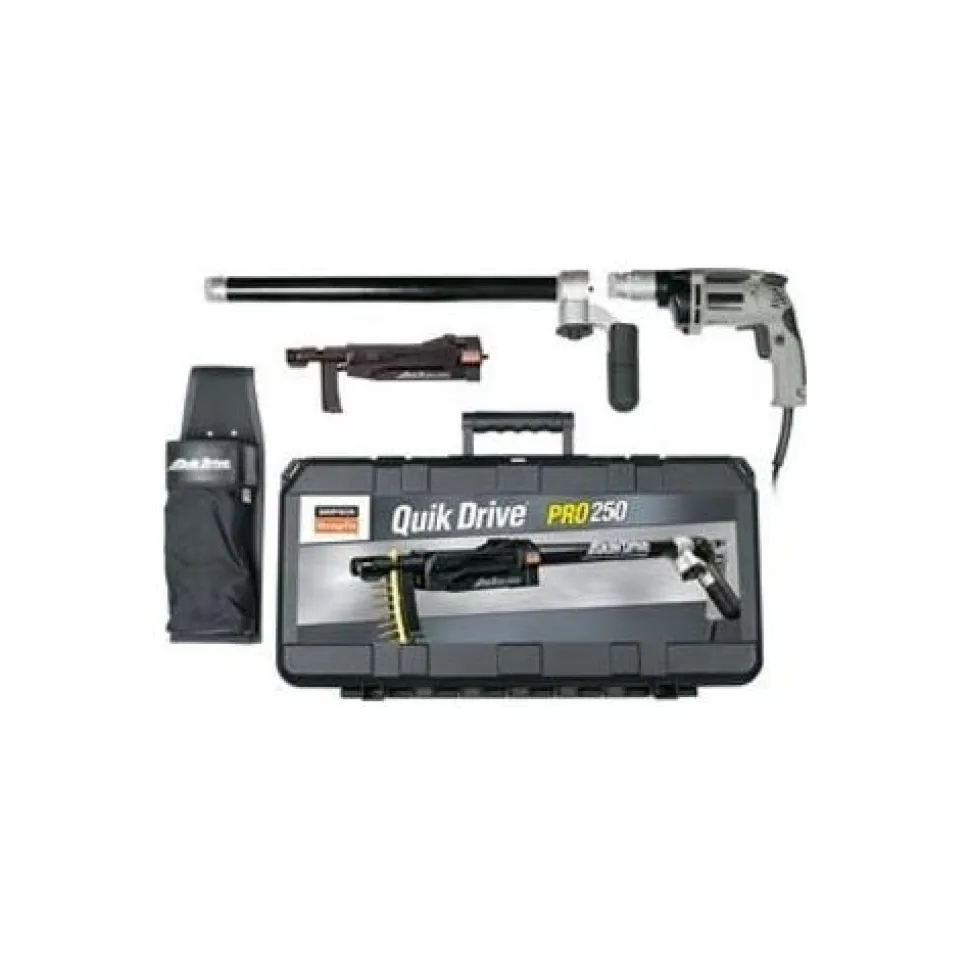 Simpson Strong-Tie Quik Drive System for Subfloor Fastening with 2500 rpm Dewalt PRO250G2D25K