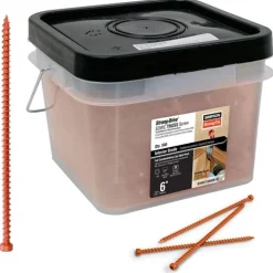 Simpson Strong-Tie Quik Stick 6 SDWC Truss Screws (Box of 500) SDWC15600B-KT"