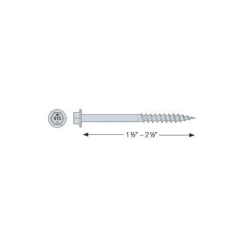 Simpson Strong Tie SD #9 x 1-1/2" Connector Screw 500 ct. SD9112R500